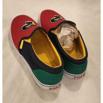 Polo Ralph Lauren Color‑Block Slip‑On Sneakers Junior 5.5 – New With Box