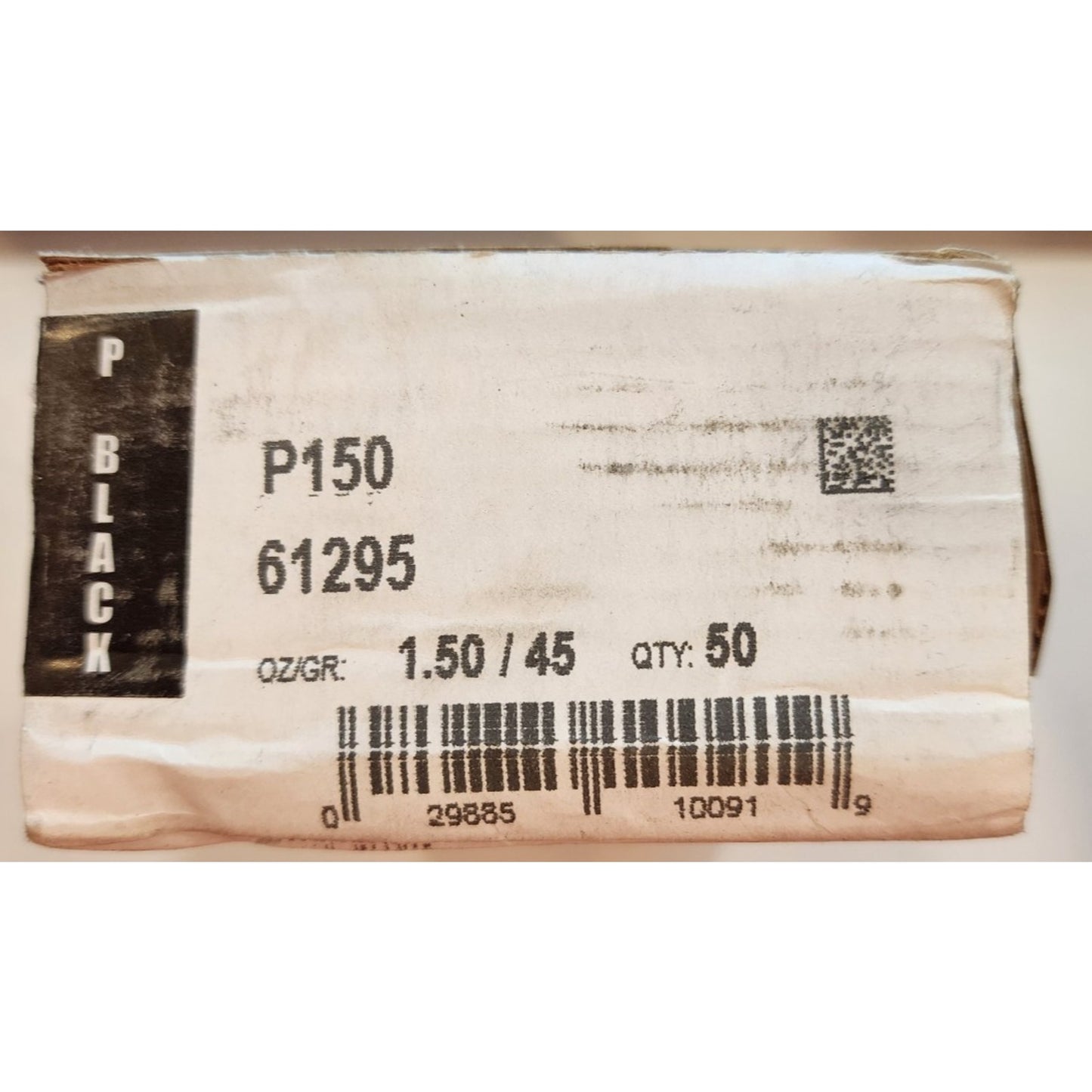 Perfect Equipment - P150 -1.50 Oz/45 Gr - Qty 50 - P Black - 61295 -Unopened Box