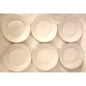Rosenthal Aida White Velvet Bread Plates Set of 6 – Gold Trim – Excellent