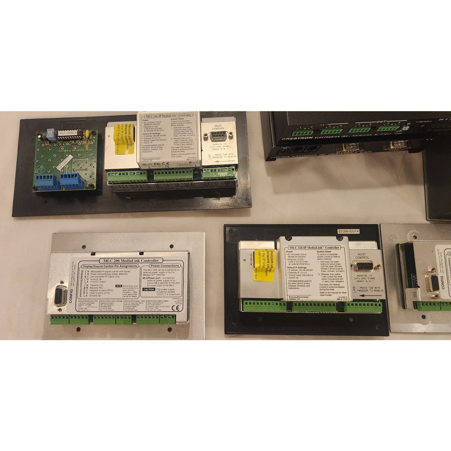 Crestron Extron Commercial AV Control Modules Switchers Installer Master Lot