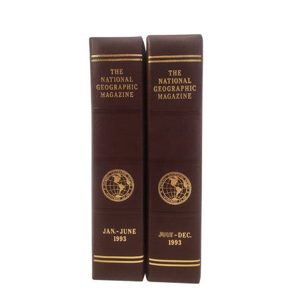 National Geographic Bound Volumes 1993 – Jan–June & July–Dec – Set of 2