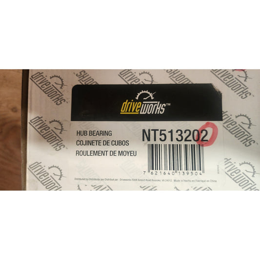 Driveworks NT513202 Rear Wheel Hub Fits 01–07 Escape Tribute Mariner