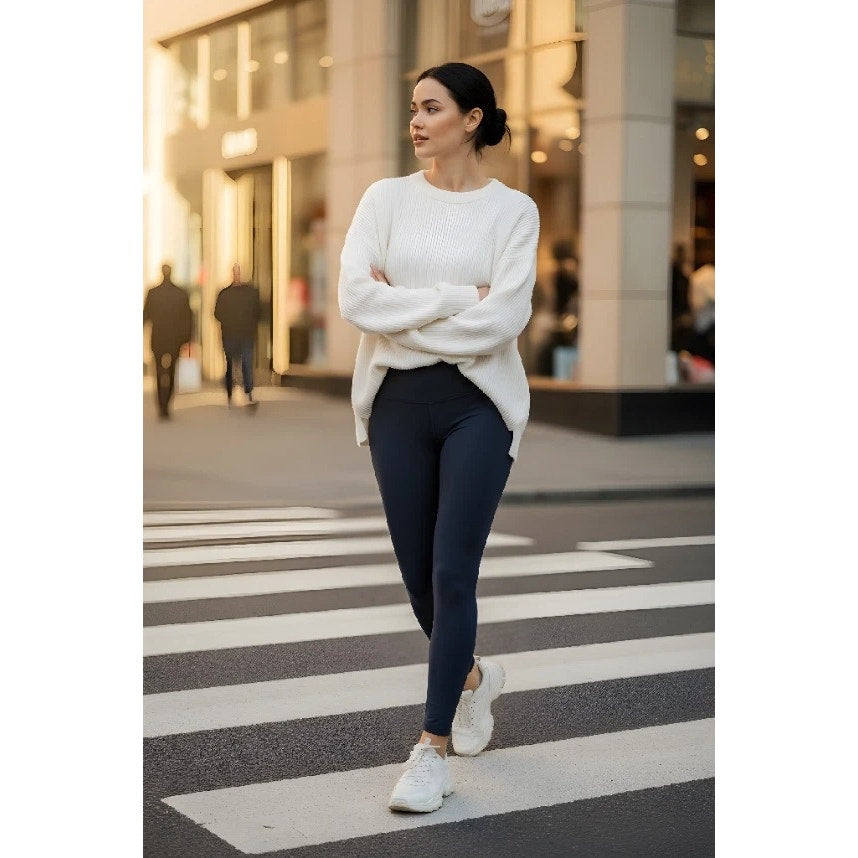 Nama - Body Butter Contour Legging - Women's - Size Large - Navy