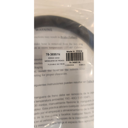 Ultra Premium Brake Hose - 36951 - New in Package - NAPA