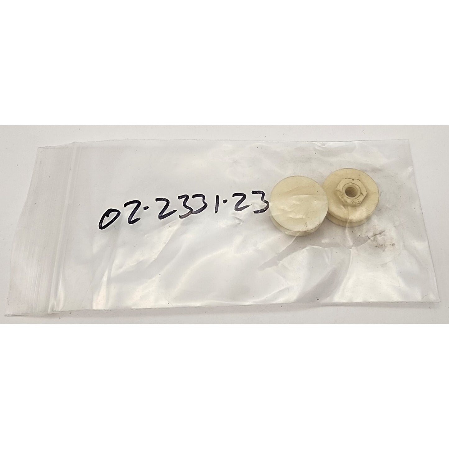 (2) End Caps - 1" Diam -25mm - 02-2331-231 - one has shelf wear