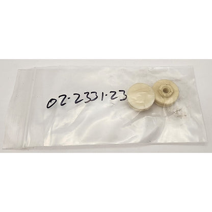 (2) End Caps - 1" Diam -25mm - 02-2331-231 - one has shelf wear