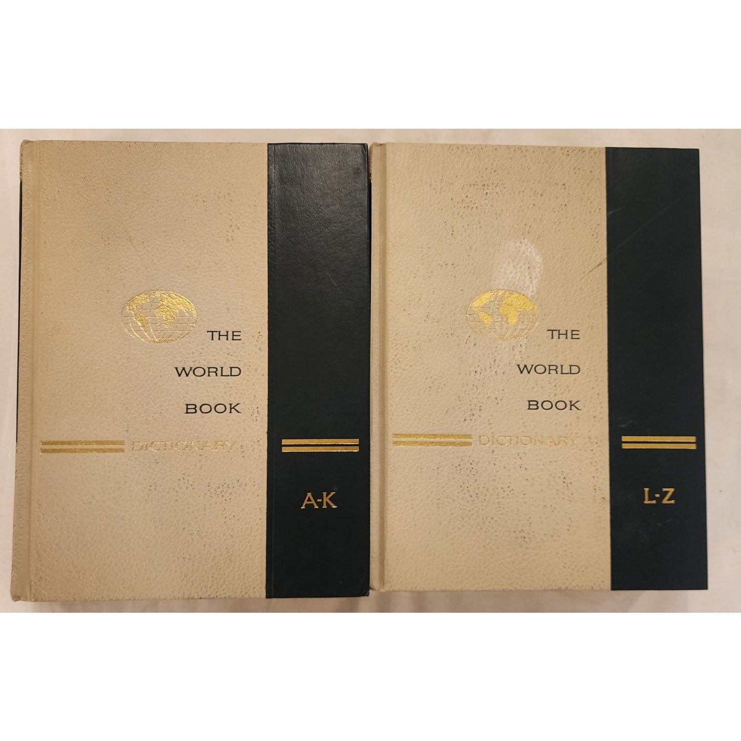 Vintage The World Book Dictionary 2 Volume Set Hardcover Thorndike-Barnhart