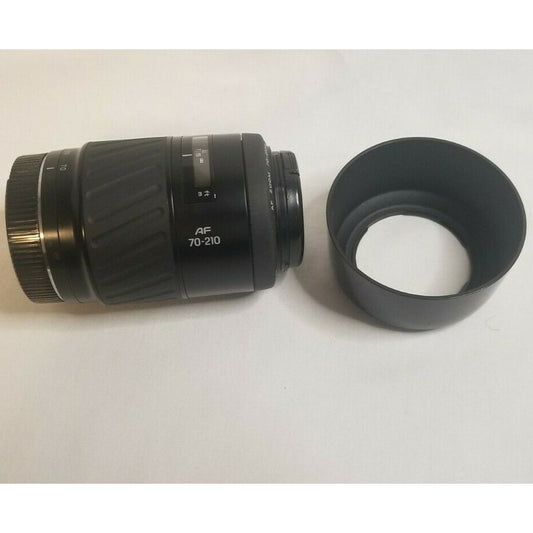 Minolta AF 70-210 Telephoto Zoom Lens - 1:4.5 (22) - 5.6 - With Hood
