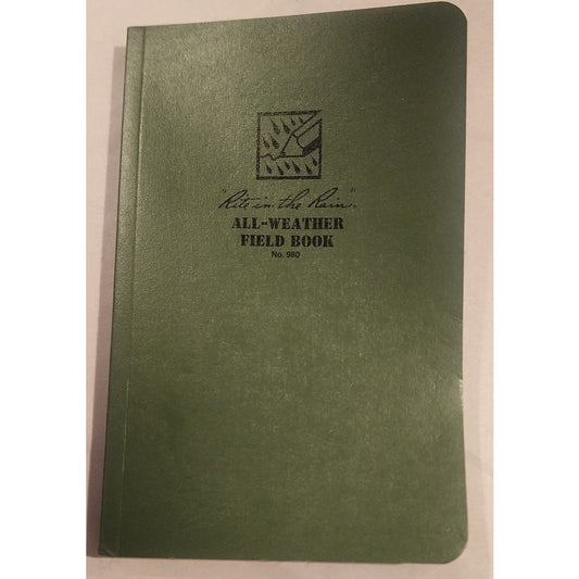 New Rite in the Rain All Weather Field Book Bound Notebook Green No 964 New