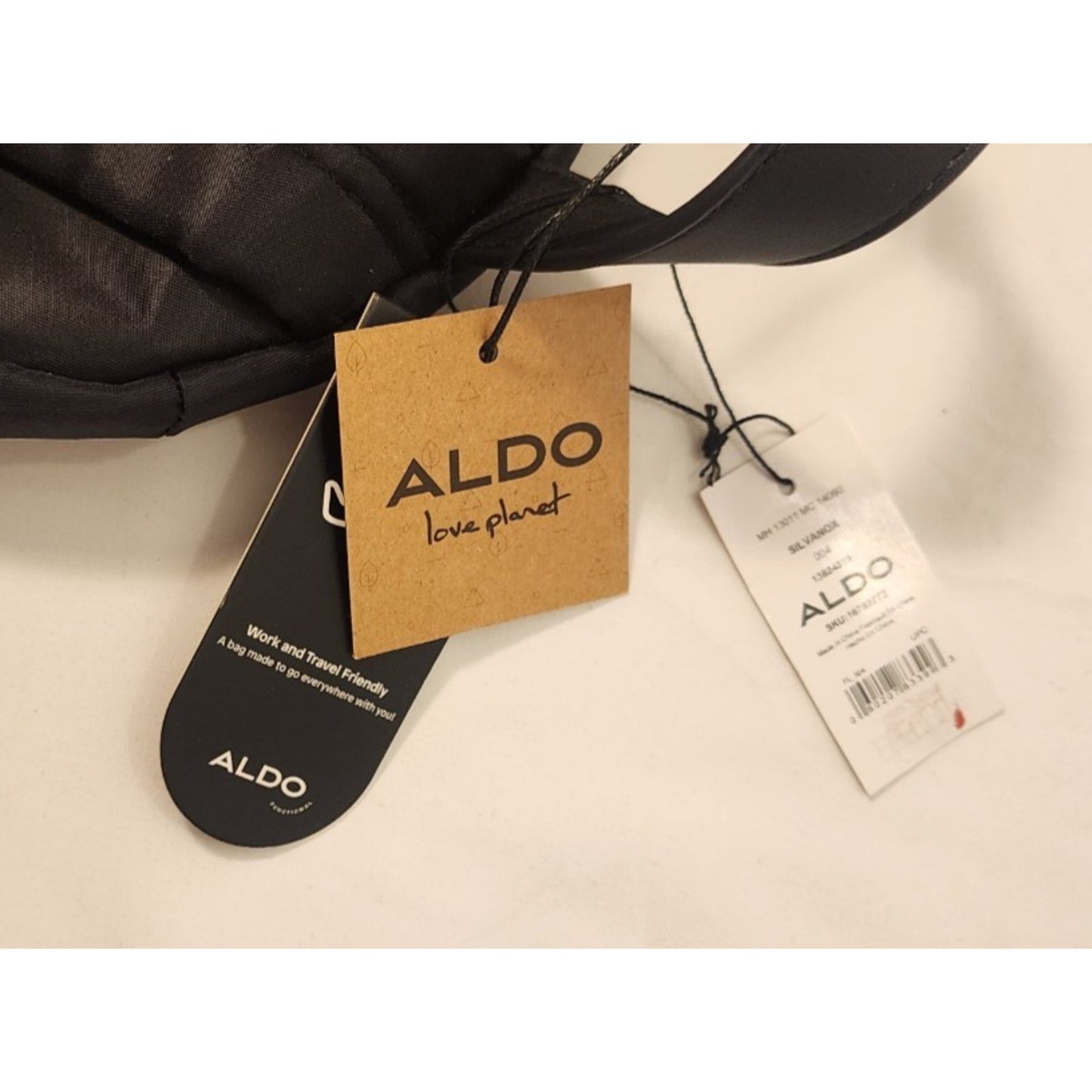 Aldo - SILVANOX - Black backpack -Work and Travel & Laptop Friendly -