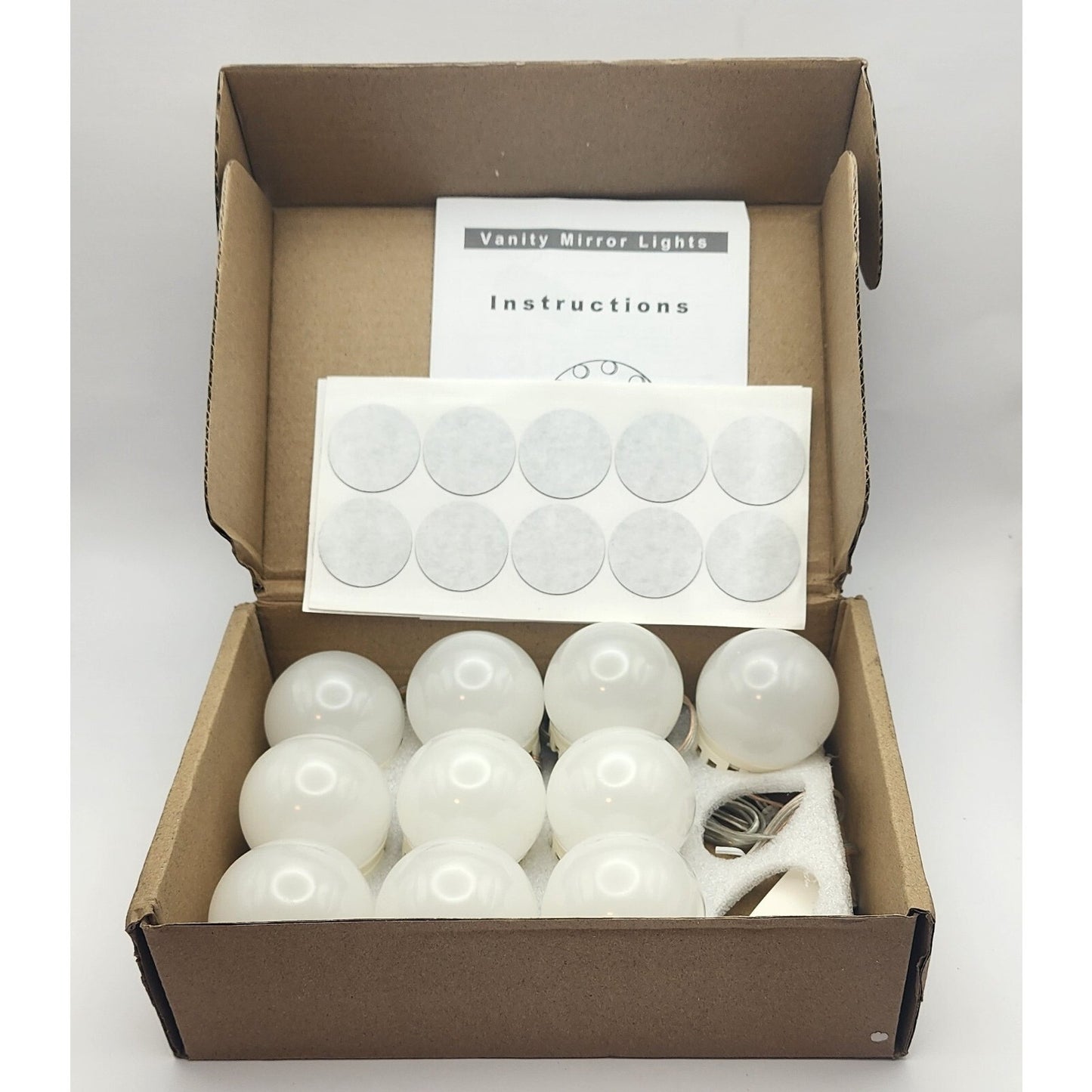 Meet Different Self - Vanity Mirror Lights - 10 LED Bulb Kit - Dimmable - USB
