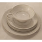Rosenthal Selb‑Bavaria Aida White Velvet 4‑Piece Setting, Salad Bread Saucer Cup