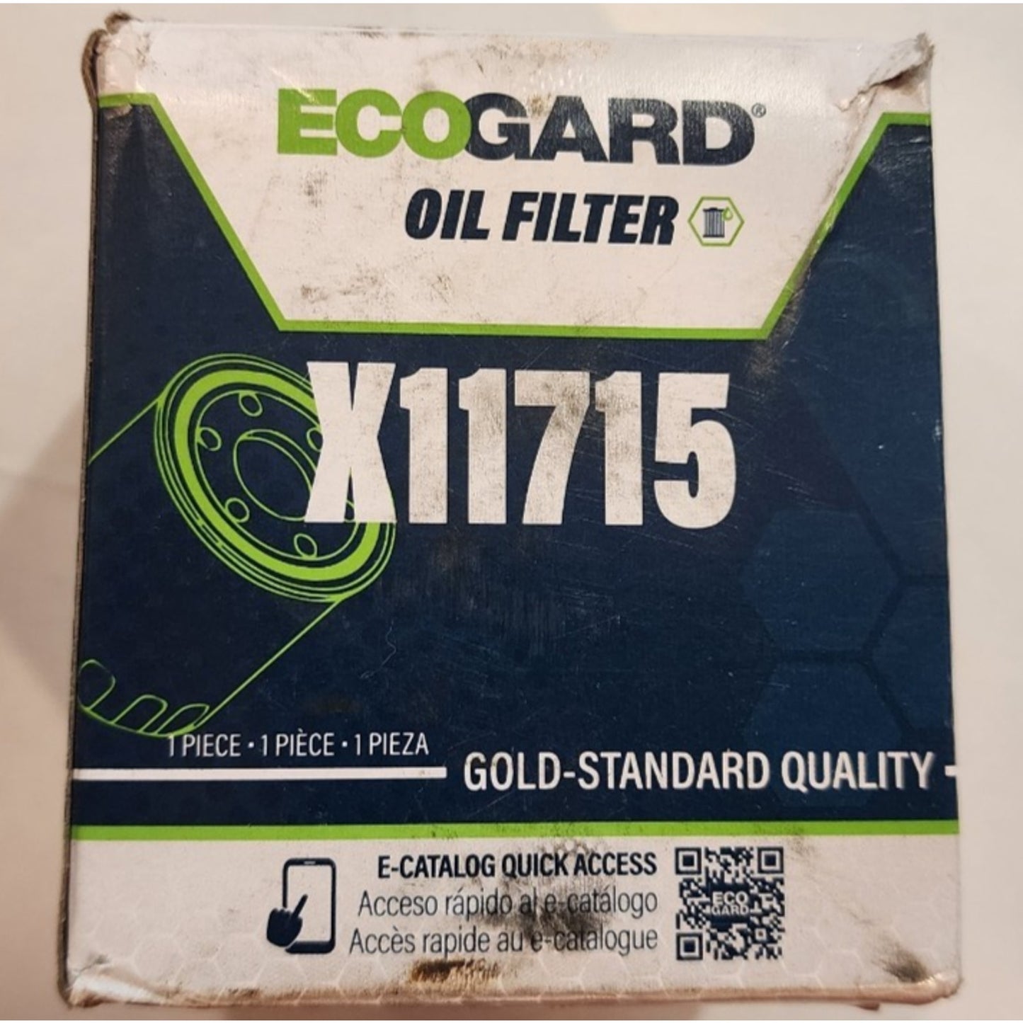 Ecogard- Genuine Engine Oil Filter- X11715- Gold Quality- Rep. ACDELCO PF66, +