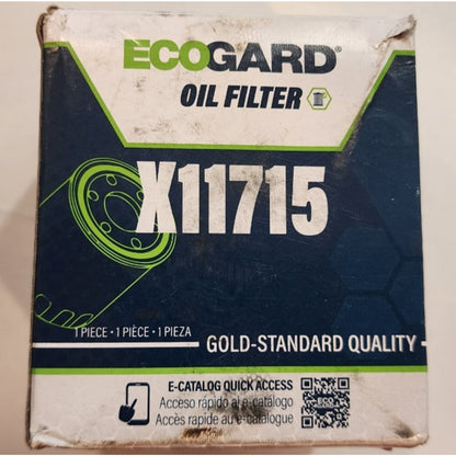 Ecogard- Genuine Engine Oil Filter- X11715- Gold Quality- Rep. ACDELCO PF66, +