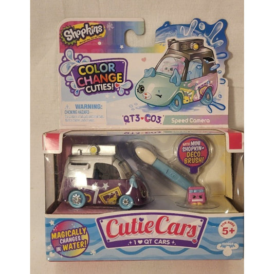 Shopkins - Cutie Cars - QT3 C03 - Speed Camera - Color Changes in water
