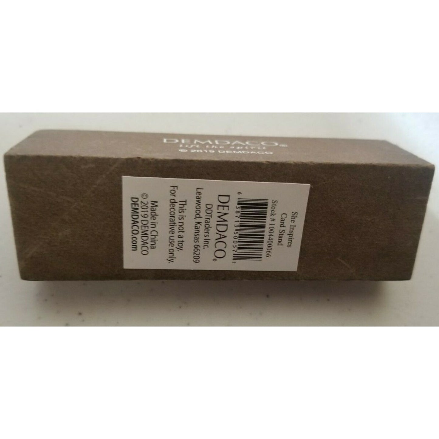 pack of 4 - She Inspired Card Stand - New in box. Each one 4" X 1.25"