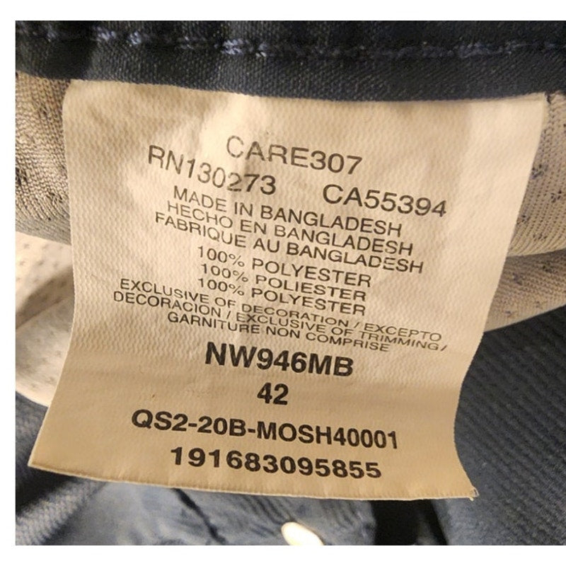 Wrangler Mens Size 42 Outdoor Performance Utility Shorts Elastic Waist NW946MB