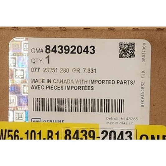 New Genuine GM Front Lower Bumper Fascia Bracket 84392043 Silverado Sierra HD