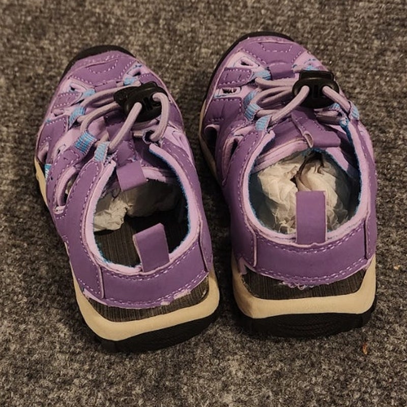 Northside Kids Size 6 Purple Light Blue Closed Toe Sandals NWOT