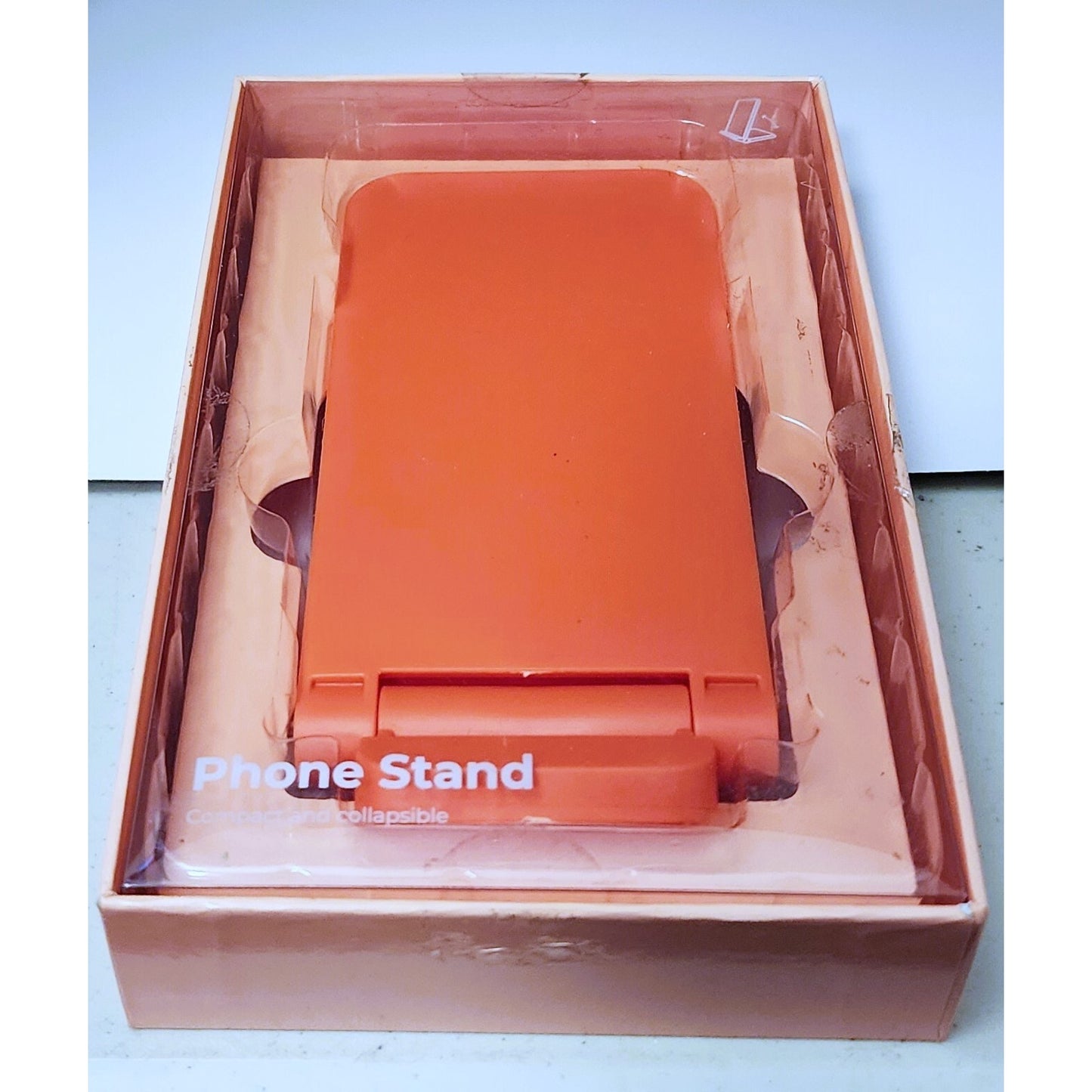 VIVITAR- Phone Stand - Collapsable, Compact - Pink/Peach Stand - Universal