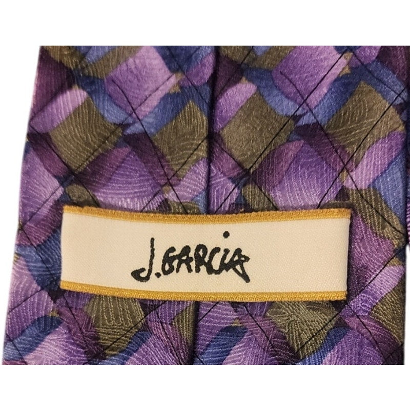 J Garcia The Blue Iceberg Collection 42 Mens Silk Necktie Limited Edition Tie