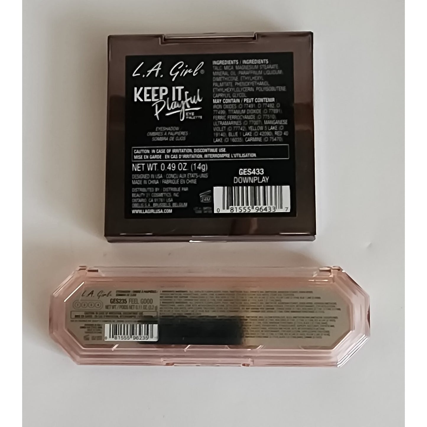 L.A. Girl Keep It Playful Eye Palette and 4 Play Palette - Both new