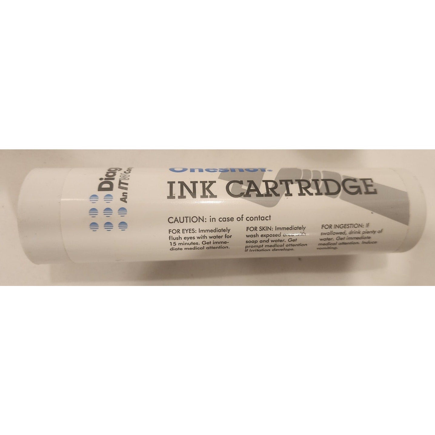 DIAGRAPH ONESHOT SIBLK FI802 Black Ink Stencil Roller Cartridges – 12 Pack
