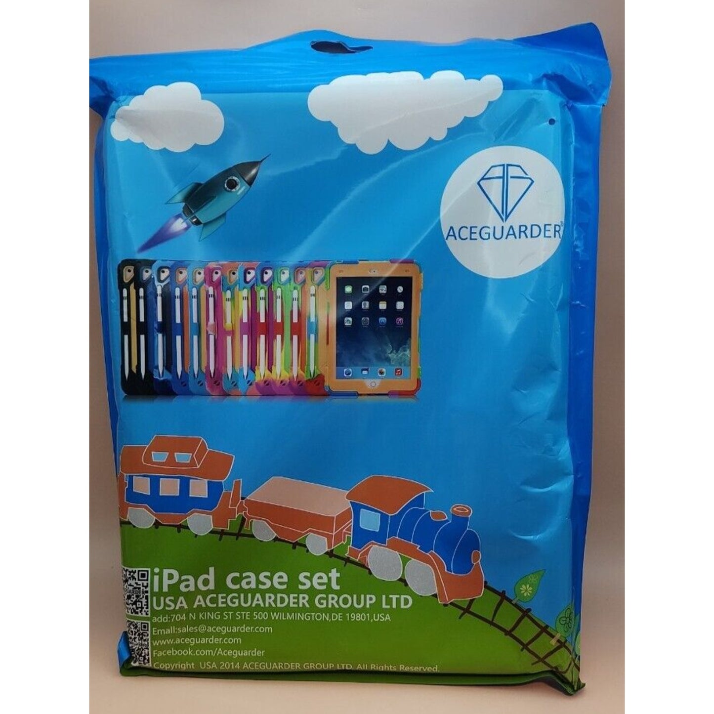 Aceguarder - Orange Multi Color Case Set - iPad Pro 10.5/Air 10.5, 7th Gen 10.2