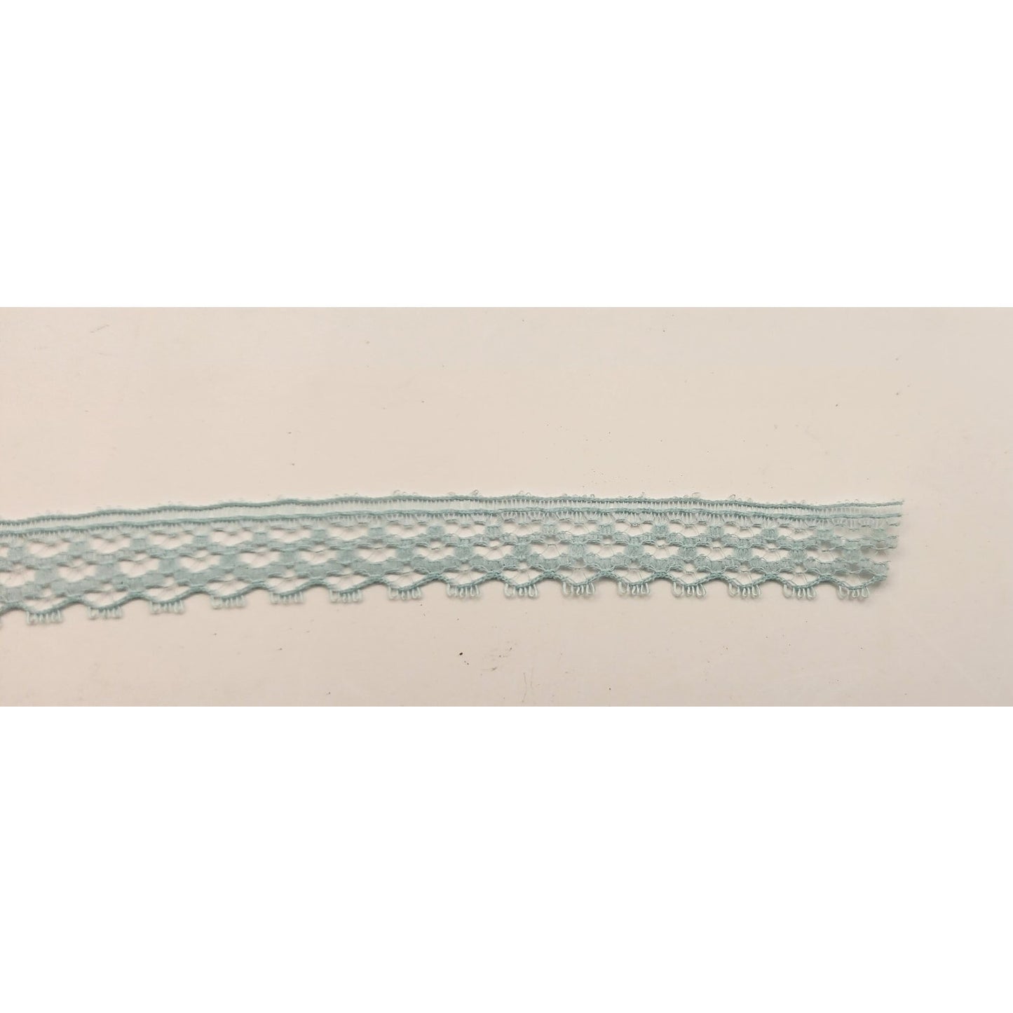 Aqua Ribbon - 3/8" Wide Lace - for Lingerie or Crafts - 50 Yards