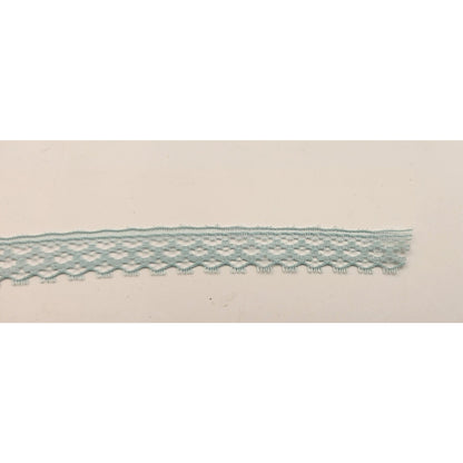Aqua Ribbon - 3/8" Wide Lace - for Lingerie or Crafts - 50 Yards
