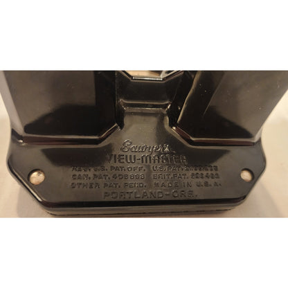 Vintage Sawyer's View-Master Model C Bakelite 1954 Wisconsin Reel Original Box