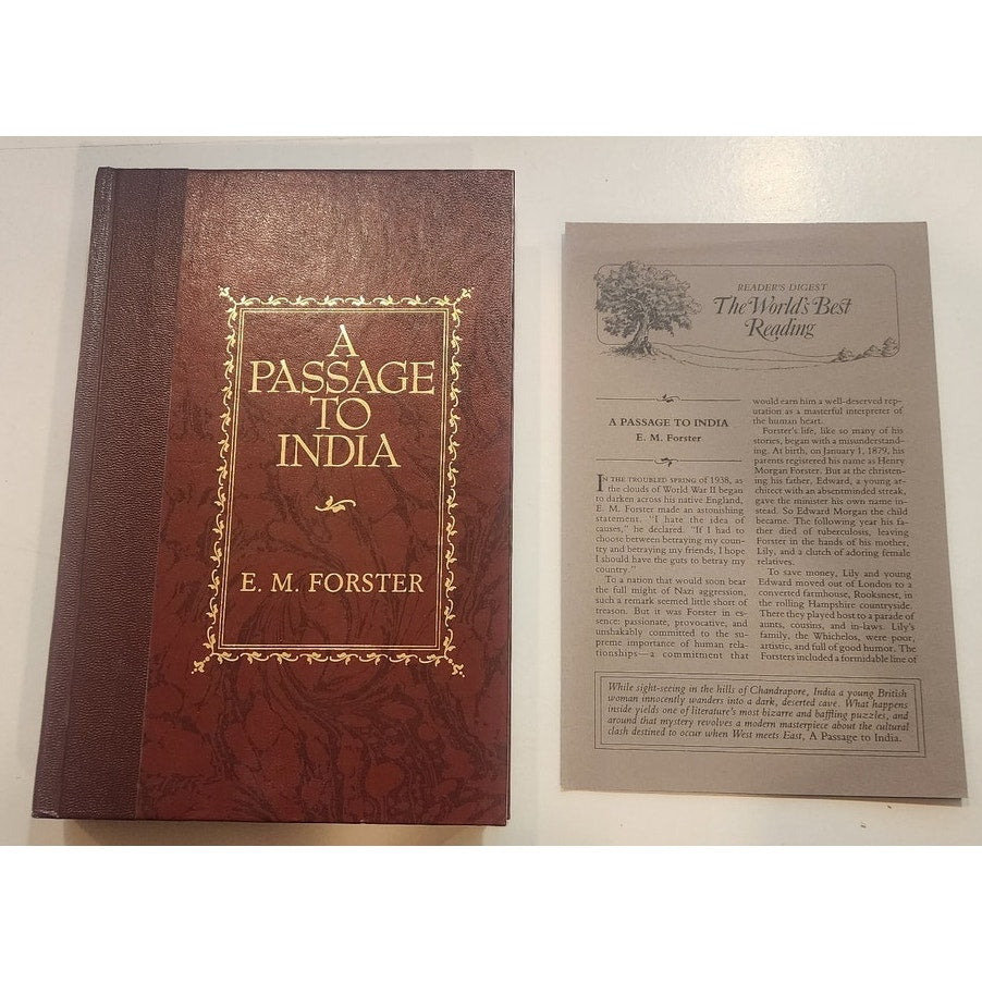 A Passage To India - E. M. FORSTER - Readers Digest - Copyright 1989 -W/Insert