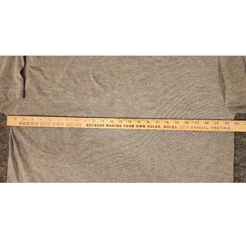 DR Dream USA Heavyweight Blank T Shirt Mens Size XL Gray Short Sleeve Crewneck