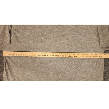 DR Dream USA Heavyweight Blank T Shirt Mens Size XL Gray Short Sleeve Crewneck
