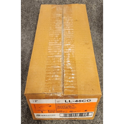 Bridgeport LL-48CG 3 Inch Conduit Body Aluminum Cover Neoprene Gasket Kit NIB