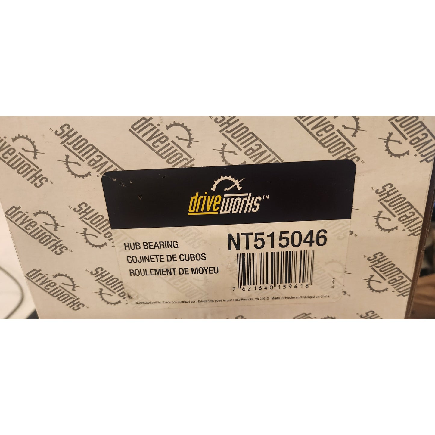 Driveworks NT515046 Front Wheel Hub Bearing Assembly 4WD 6‑Lug