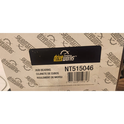 Driveworks NT515046 Front Wheel Hub Bearing Assembly 4WD 6‑Lug