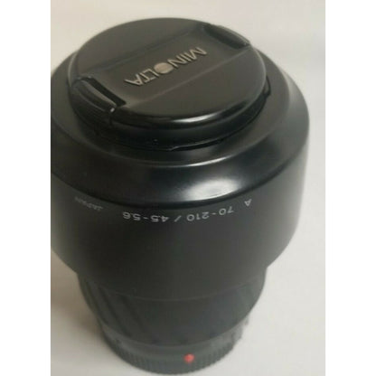 Minolta AF 70-210 Telephoto Zoom Lens - 1:4.5 (22) - 5.6 - With Hood