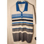 Adidas Climacool Mens 2XL Short Sleeve Golf Polo Shirt Blue Striped