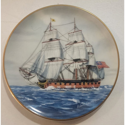 Danbury Mint Great American Sailing Ships Miniature Plate ALFRED Crafted Japan