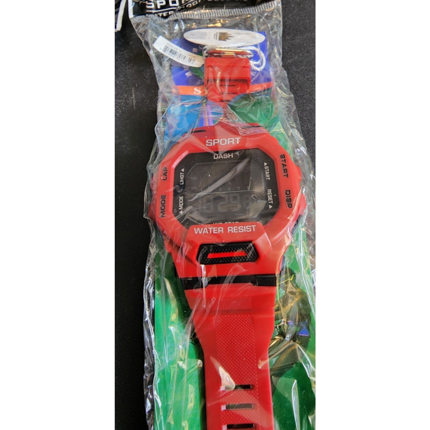 10 Total - Kids Sport Watches - 5 Red and 5 Gray - water proof, Cold Light