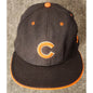 Chicago Cubs New Era 59FIFTY Fitted Hat Cap Size 7 5/8 Navy Blue Orange NFL