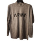 US Army PFU Long Sleeve Shirt Gray Size XL (Measured) – Physical Fitness Uniform