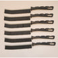 pk of 6 - Crevice Cleaning Brushes - Black - Hard Brisles - Cleaning Tools