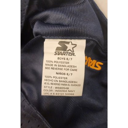 Vintage - Starter - Boys - Pull on Basketball Shorts - Boys 6-7 - Navy & Orange