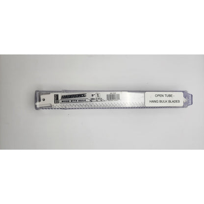 Pkg of 15, MASTERFORCE 9" Cobalt Bi-Metal Reciprocating Saw Blades -Wood W/Nails