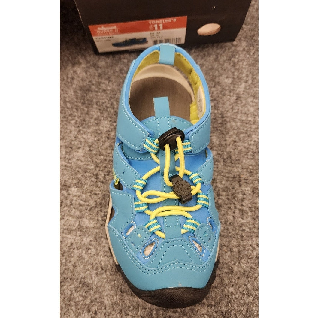 Northside Burke II Toddler Size 11 Sport Sandals Blue Lime Water Shoes NIB