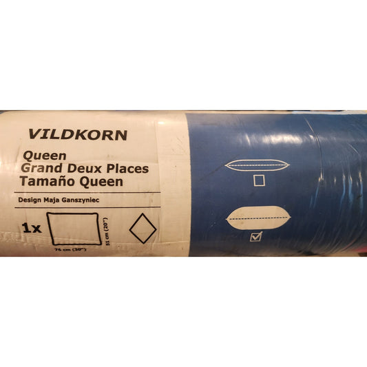 IKEA Vildkorn Pillow Queen High Side Back Sleeper New Sealed 23229
