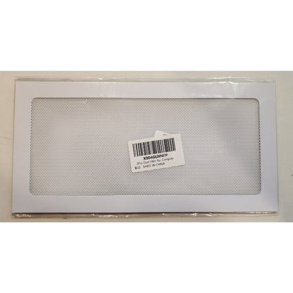 2-Pack - 9.5 x 4.75 in - Magnetic PVC Fan Dust Filters White for PC Case Cooling