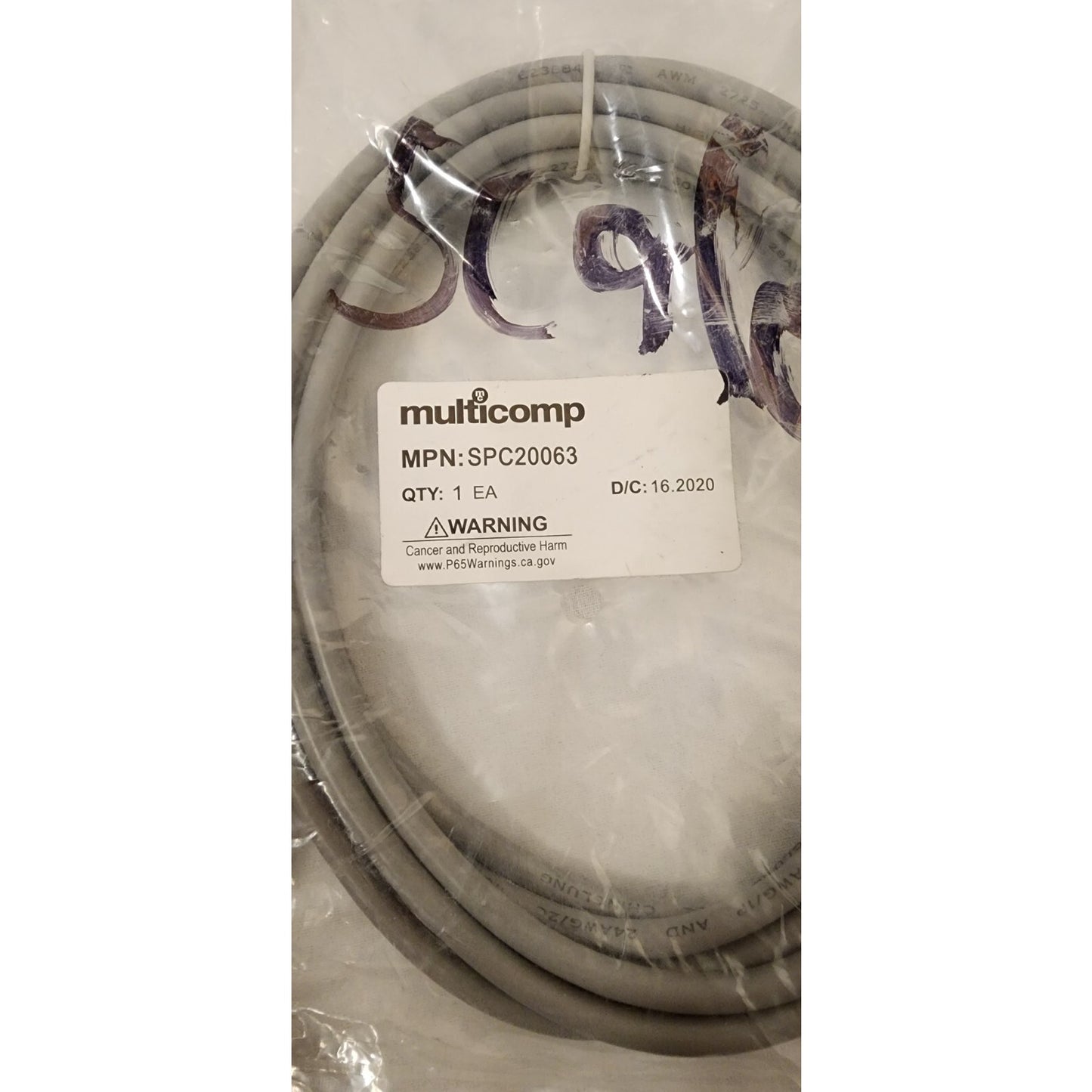 Multicomp SPC20063 - USB 2.0, 10' Gray, Type A to Type B Printer